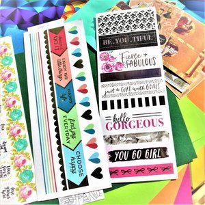 Sticker Washi & Origami Set~Vintage